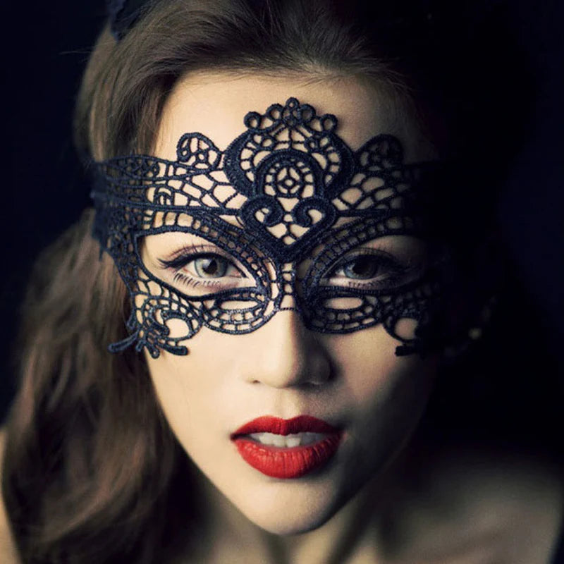 Lace Eye Mask - Women's Halloween Masquerade Costume