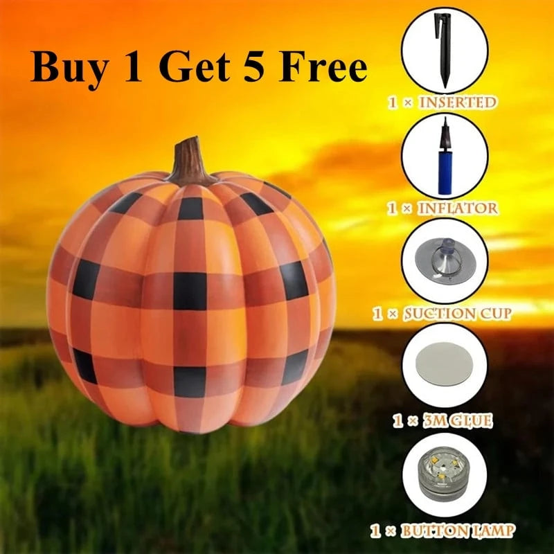 Large LED Inflatable Pumpkin - Halloween Indoor/Outdoor Decoration