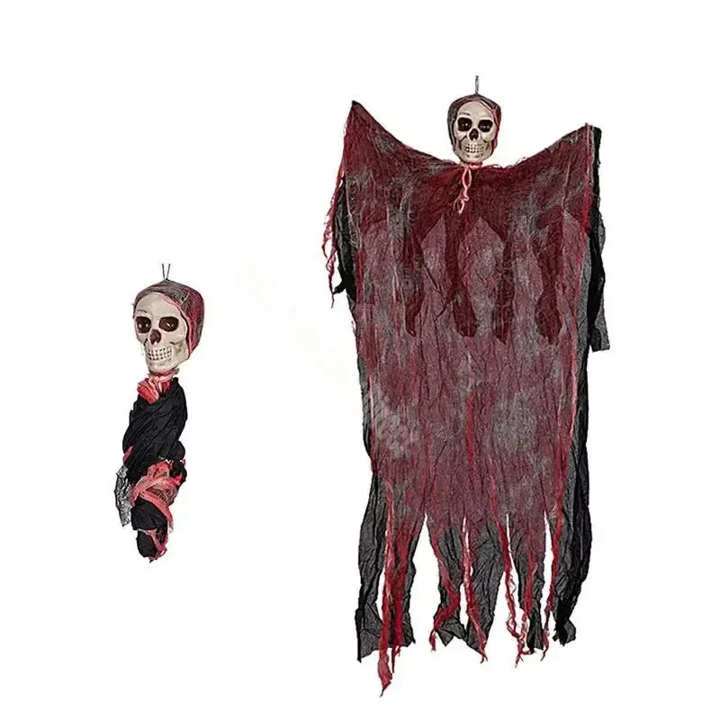 Hanging Ghost Skull - Scary Halloween Party Decoration