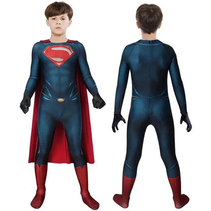 Superman Cosplay Bodysuit - Adult & Child Halloween Costume