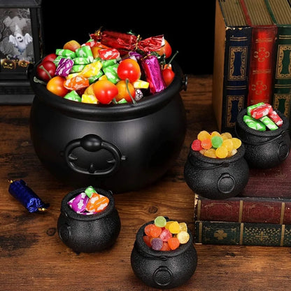 Large Wizard Cauldron Prop - Halloween Table Decoration & Candy Holder