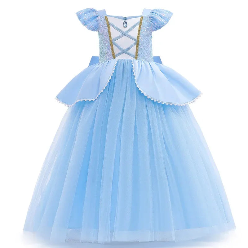 Cinderella Princess Dress - Girls' Halloween & Birthday Costume