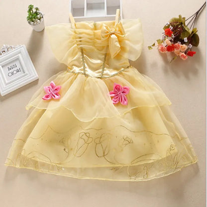 Girls' Princess Dress – Cinderella, Snow White & More for Halloween or Parties