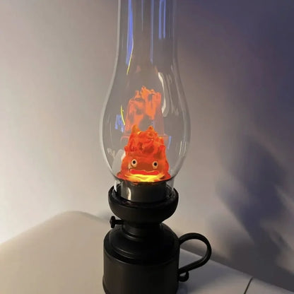 Retro Halloween Night Light - Calcifer Flameless Lamp