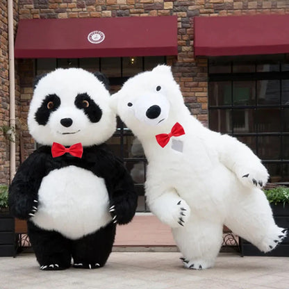 2.6m Giant Panda Bear Mascot Costume - Inflatable Halloween Outfit