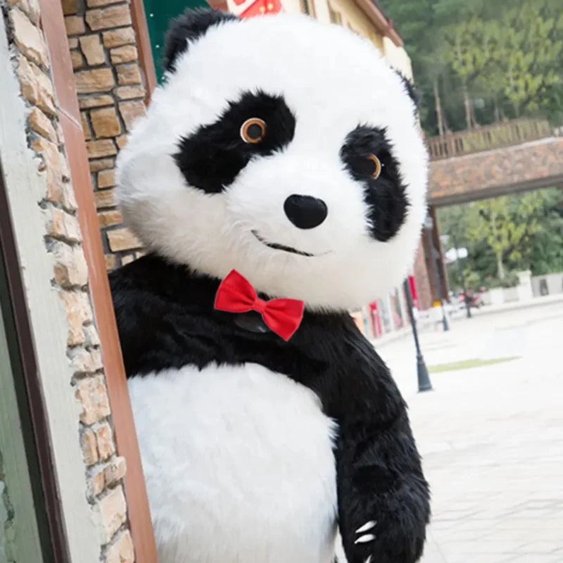 2.6m Giant Panda Bear Mascot Costume - Inflatable Halloween Outfit