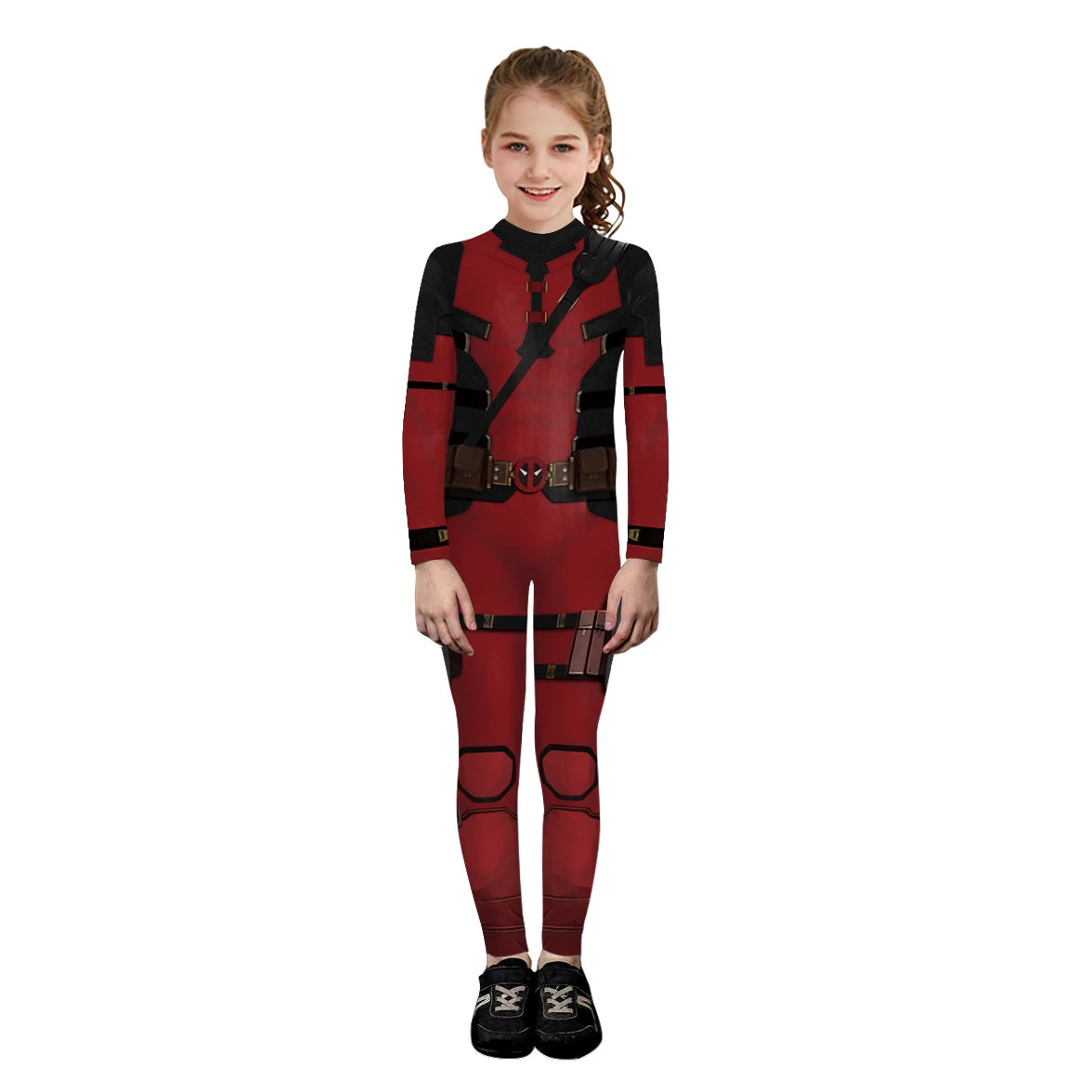 Deadpool Wolverine Costume - Kids Jumpsuit for Halloween