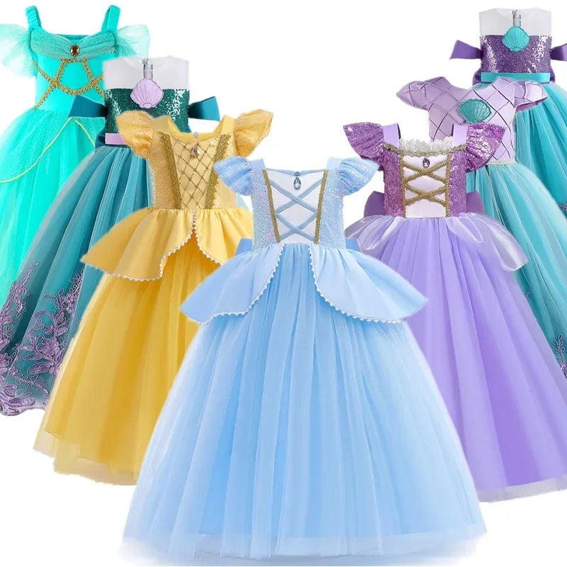 Cinderella Princess Dress - Girls' Halloween & Birthday Costume