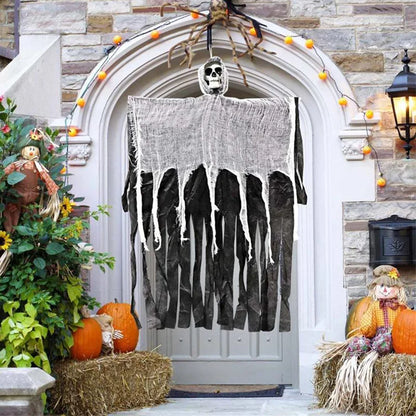 Halloween Hanging Ghost & Skeleton Decorations – Perfect for Spooky Parties