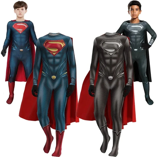 Superman Cosplay Bodysuit - Adult & Child Halloween Costume