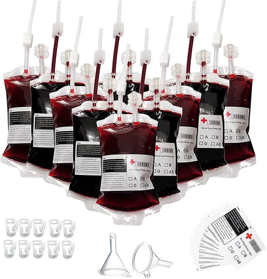 10pcs/lot 350ml Halloween Blood Bag