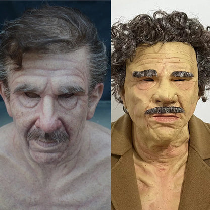 Old Man Mask - Halloween Party & April Fool's Cosplay Prop