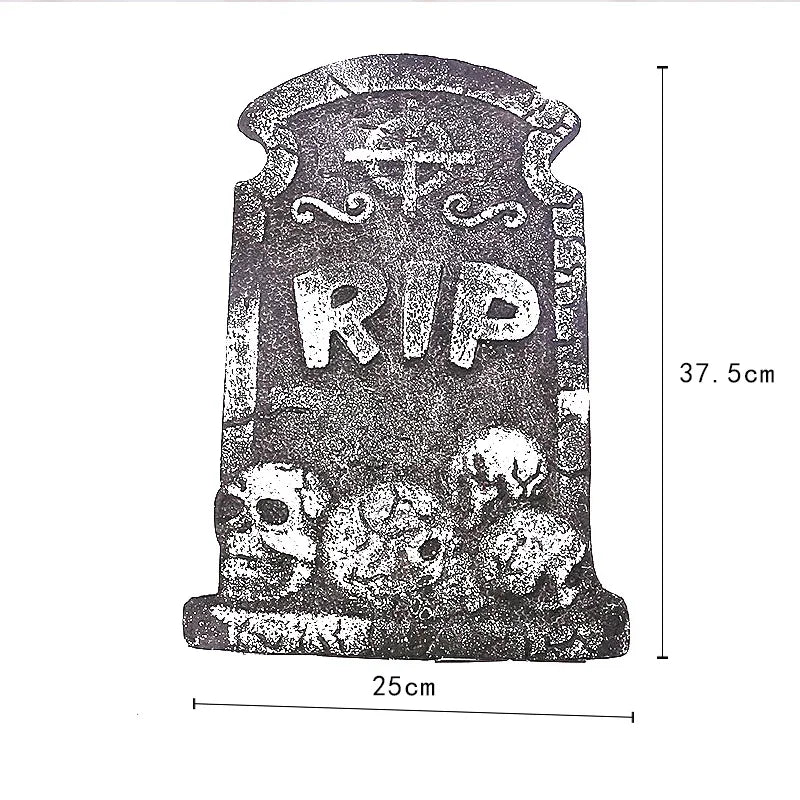 Halloween Foam Tombstone Decoration - Haunted House Props for Kids & Adults