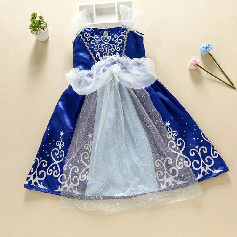 Girls' Princess Dress – Cinderella, Snow White & More for Halloween or Parties