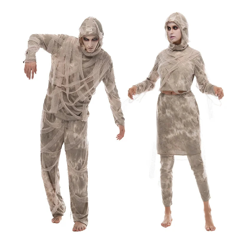 Family Halloween Mummy Costume - Scary Cosplay Outfit