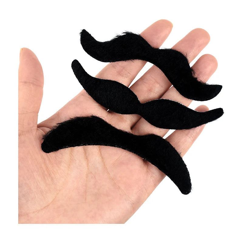 48PCS Funny Fake Mustaches - Halloween Pirate Party Accessories