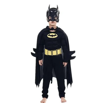 Kids Muscle Costume with Mask - Superhero Halloween Cosplay