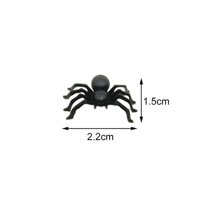 50pcs Luminous Halloween Spiders - Haunted House Decor