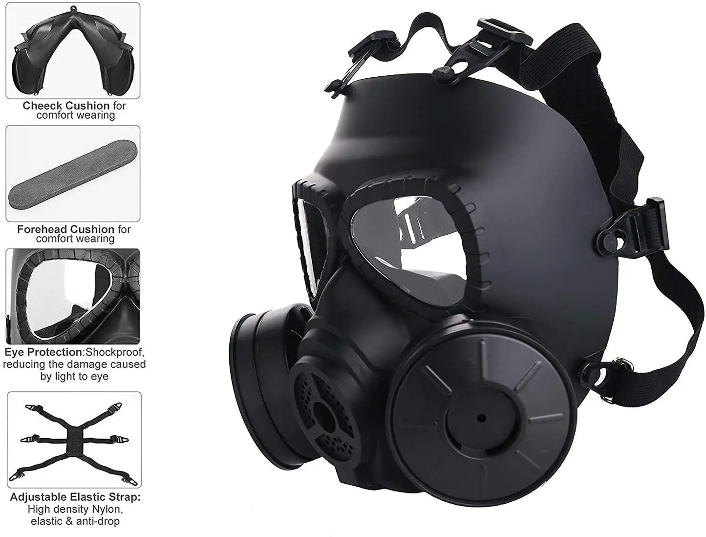 M04 Tactical Skull Mask - Airsoft Full Face Protection