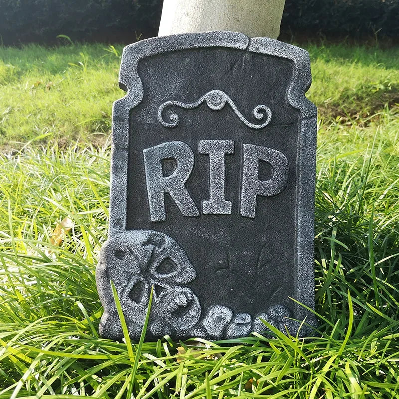 Halloween Foam Tombstone Decoration - Haunted House Props for Kids & Adults