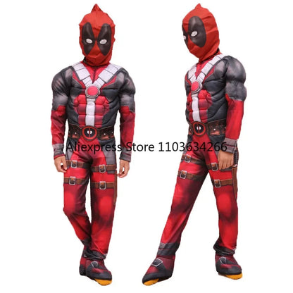 Deadpool Costume - Superhero Jumpsuit & Accessories