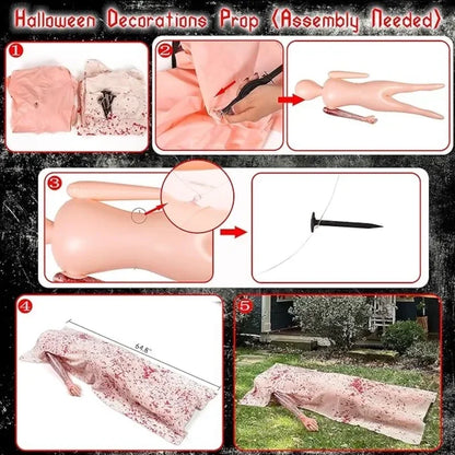 Inflatable Halloween Props - Outdoor Haunted Mansion Decor